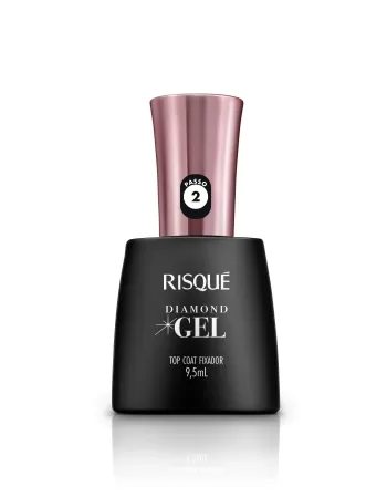 RISQUE DIAMOND GEL TOP COAT FIXADOR 6x9,5ml - COMERCIAL