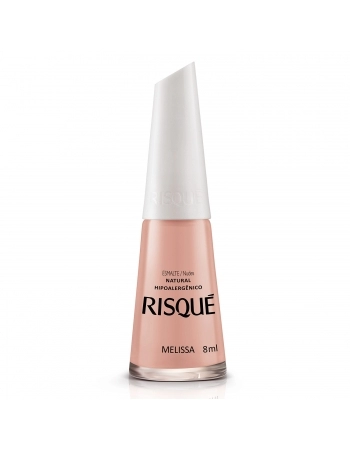 RISQUE ESMALTE NUDE NATURAL MELISSA 8ml - COMERCIAL