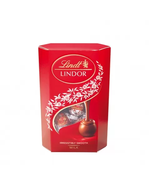 LINDT LINDOR CORN AO LEITE 200G (32)