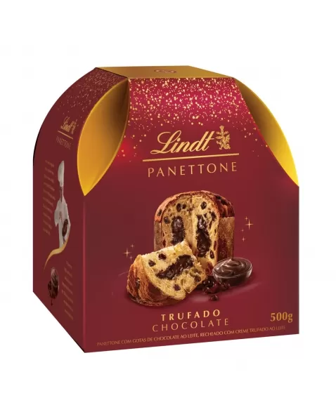 LINDT NAT PANETONE TRUF AO LEITE 