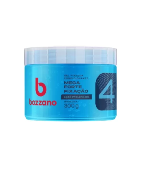 BOZZANO GEL FIXADOR F4 AÇÃO PROLONGADA 300g - FORTE FIXAÇÃO