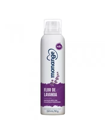 MONANGE DESODORANTE AEROSSOL FLOR DE LAVANDA 150ml/90g