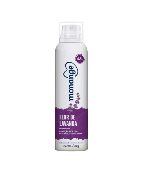 MONANGE DESODORANTE AEROSSOL FLOR DE LAVANDA 150ml/90g