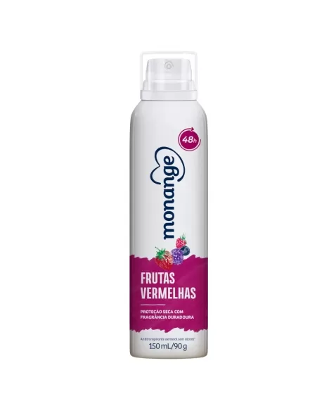 MONANGE DESODORANTE AEROSSOL FRUTAS VERMELHAS 150ml/90g