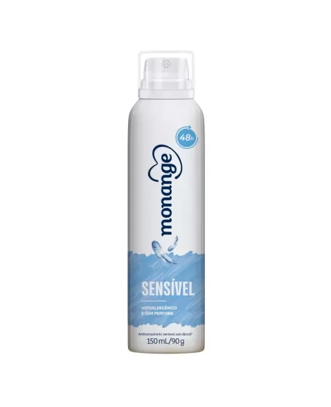 MONANGE DESODORANTE AEROSSOL SENSÍVEL 150ml/90g