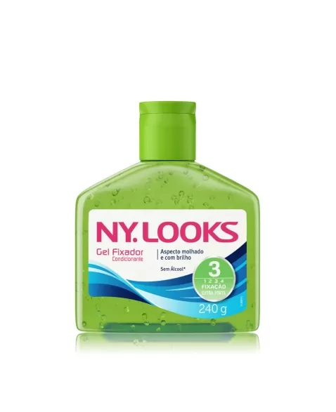 NYLOOKS GEL FIXADOR F3 240g - EXTRA FORTE