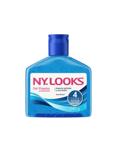 NYLOOKS GEL FIXADOR F4 240g - MEGA FORTE