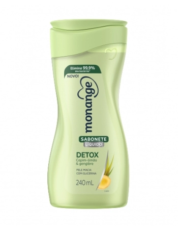 MONANGE SABONETE LÍQUIDO DETOX 240ml