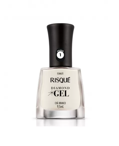 RISQUE DIAMOND GEL CREMOSO CHÁ BRANCO 6X9,5ML