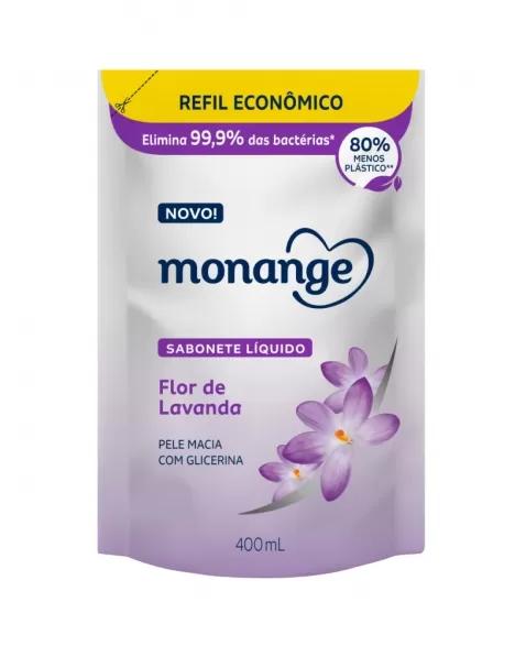 MONANGE SAB LIQ REFIL FLOR DE LAVANDA 6X400ML (6)