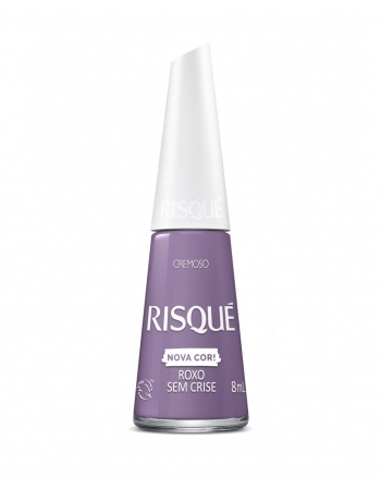 RISQUE CL ESM CR ROXO S CRISE 6X8ML (144)
