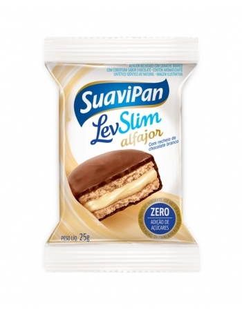 LEVSLIM ALFAJOR CHOCOL BRANCO 25G (72)