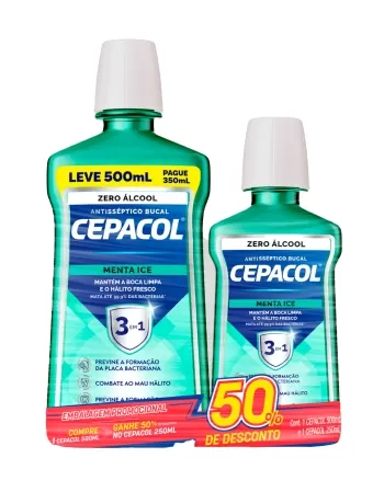 CEPACOL KIT MENTA ICE S/ALCOOL 750ML (6)