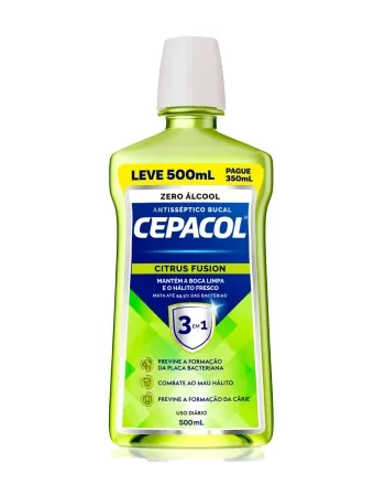CEPACOL FUSION S/ALCOOL L500P350ML (12)