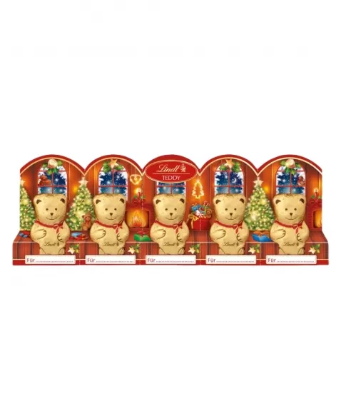 LINDT NAT TEDDY BEAR MINI 5X10G (30)