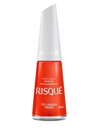 RISQUE ESMALTE CREMOSO SOL LARANJA ANIMA 8ml - COMERCIAL