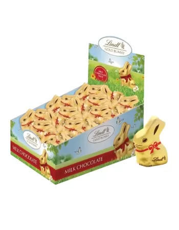 LINDT COELHO MINI GOLD BUNNY AO LEITE 10G (100)