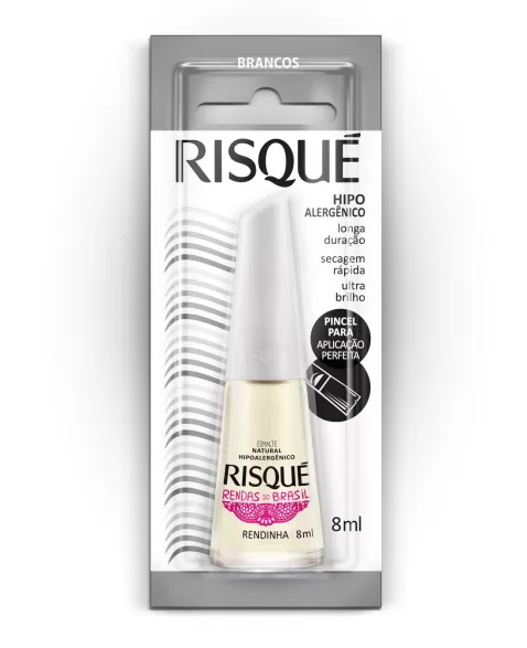 RISQUE BL ESM BR RENDA RENDINHA 6X8ML (144)