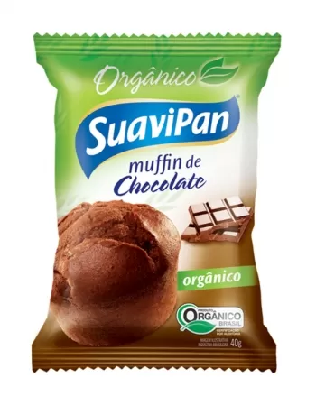 MUFFIN DE CHOCOLATE ORGANICO 40G (48)