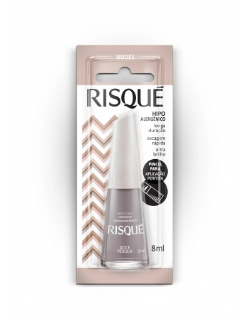 RISQUE ESMALTE CREMOSO DOCE PÉROLA 8ml - BLISTER
