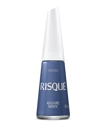 RISQUE CL CR AZULIVRE MENTE 6X8ML (144)