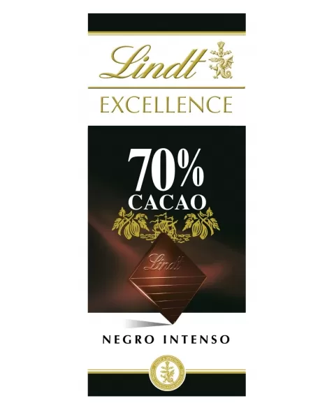 LINDT EXCELLENCE DARK 70% 20X100G (120)