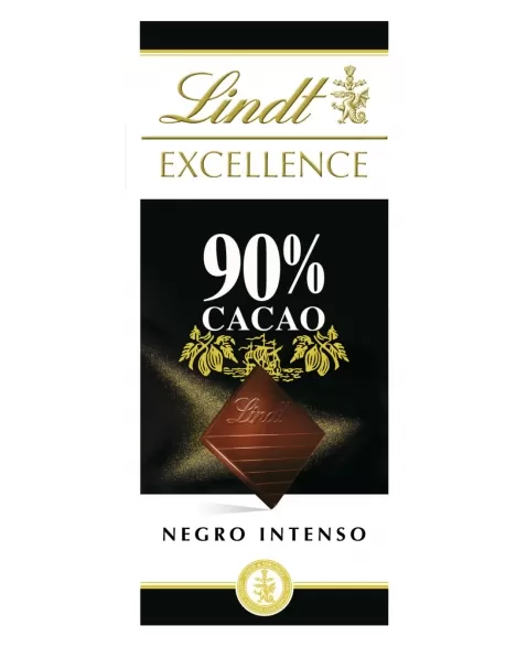 LINDT EXCELLENC DARK 90% 20X100G (120)