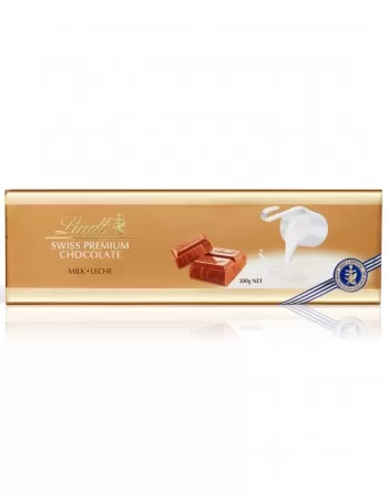 LINDT TABLETE GOLD AO LEITE 300g (44)