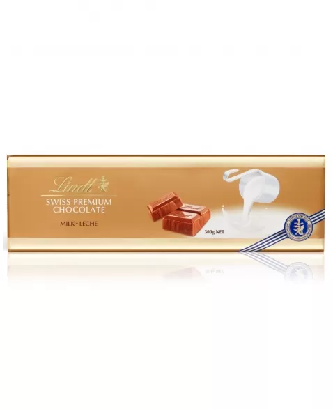 LINDT TABLETE GOLD AO LEITE 10X300G (40)