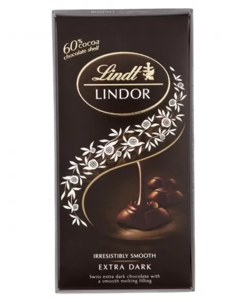 LINDOR SINGLES DARK 12X100G (144)