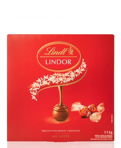 LINDT LINDOR CAIXA PRESENTE 112G (10)