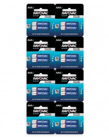 RAYOVAC PILHA ALCALINA AAA - CARTELA COM 16 (24)