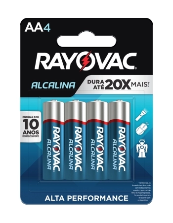 RAY PILHA ALC AA CART C/4 (18)