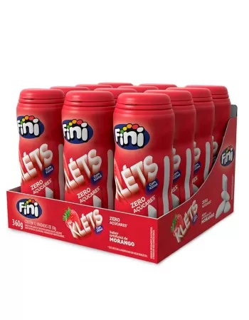 FINI KLETS MORANGO DISPLAY 12X30G (72)