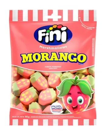 FINI MARSHMALLOW MORANGO 80G (12)