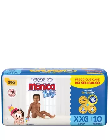 TURMA DA MÔNICA BABY FRALDA JUMBINHO XXG 10UN (8)