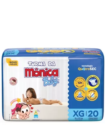 TURMA DA MÔNICA BABY FRALDA JUMBO XG 20UN (6)