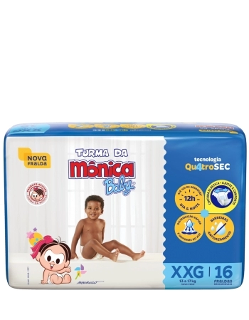 TURMA DA MÔNICA BABY FRALDA JUMBO XXG 16UN (6)