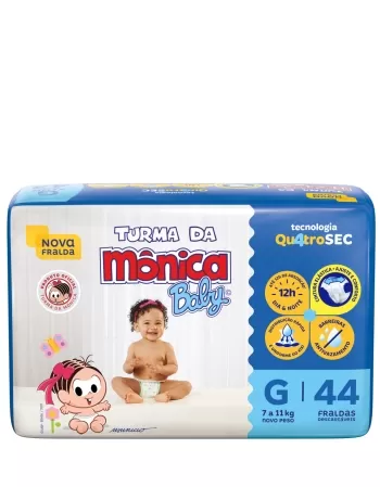 TURMA DA MÔNICA BABY FRALDA MEGA G 44UN (4)