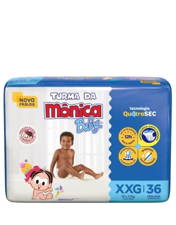 TURMA DA MÔNICA BABY FRALDA MEGA XXG 36UN (4)