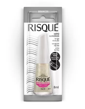 RISQUE BL ESM BR RENDA PAETE 6X8ML (144)