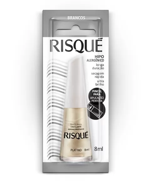 RISQUE BL ESM CINT PLATINO 6X8ML (144)