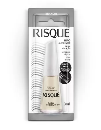 RISQUE BL ESM CR BIANCO PURÍSSIMO 6X8ML (144)