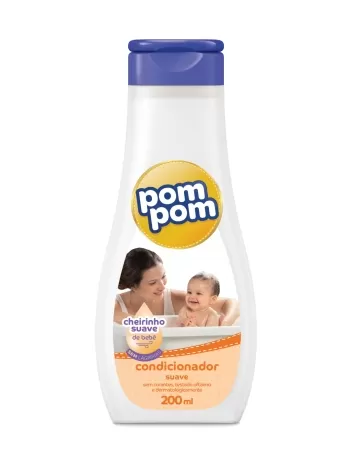 POMPOM CONDICIONADOR SUAVE 200ML (12)