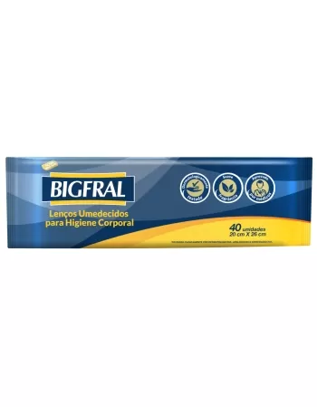 BIGFRAL TOALHA UMED PCT 40UN (16)