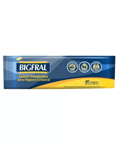 BIGFRAL TOALHA UMED PCT 40UN (16)