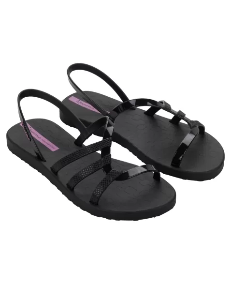 IPANEMA DIVERSA SANDALIA AD PRETO/LILAS BG729