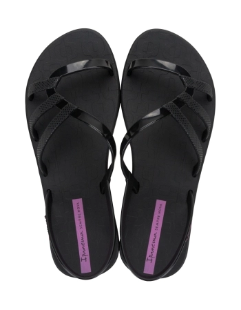 IPANEMA DIVERSA SANDALIA AD PRETO/LILAS BG729