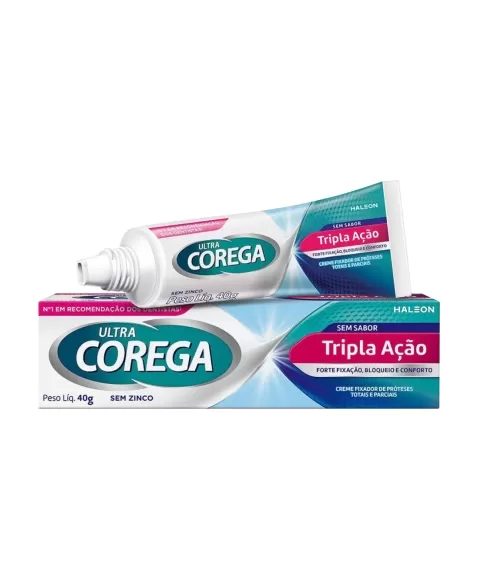 COREGA CREME TRIPLA AÇAO S/SABOR 40GR (24)