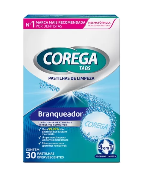 COREGA TABS BRANQUEADOR 5X6 30CP (12)